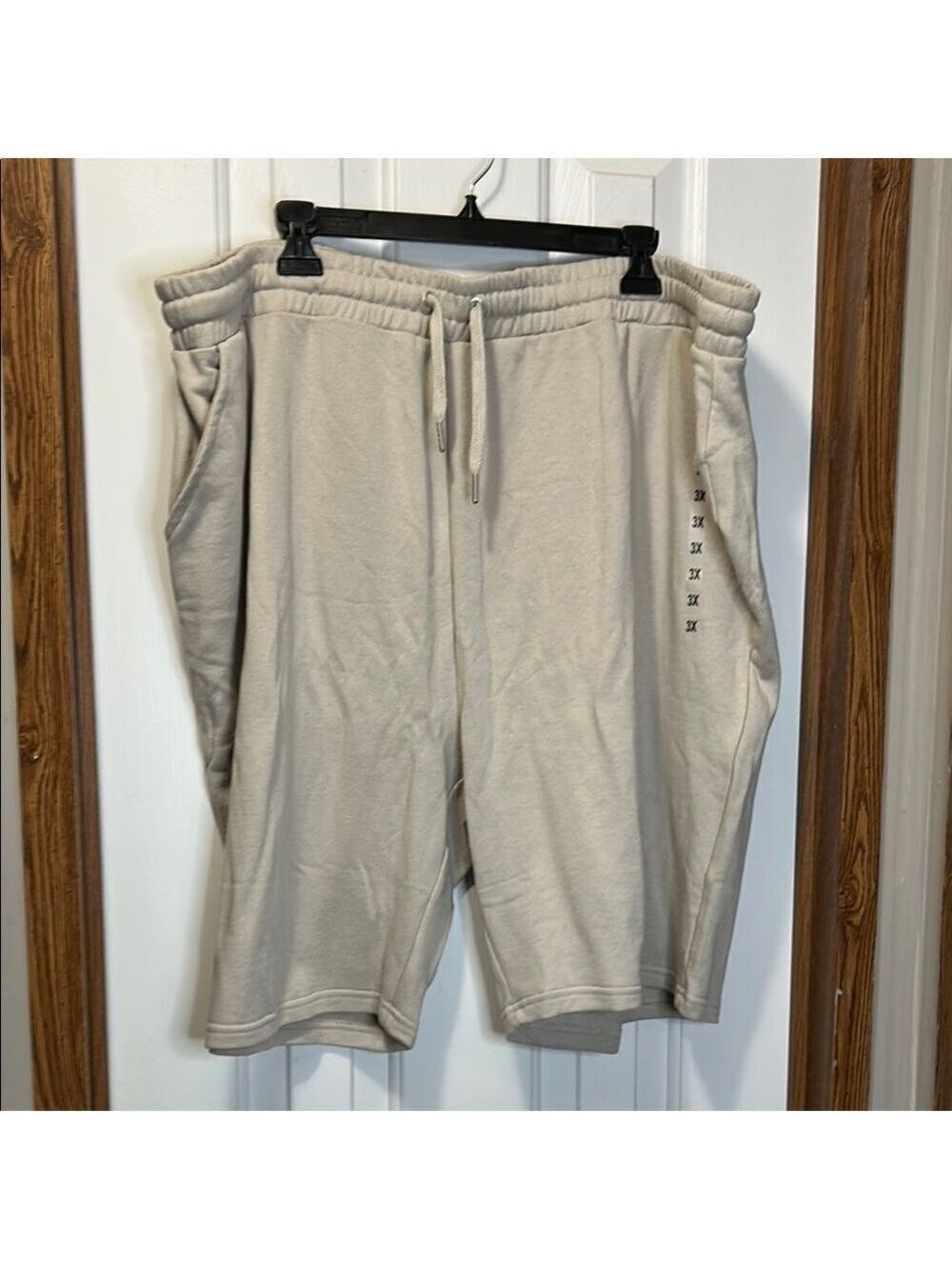 PSK Collective Tan Athletic Shorts with Elastic Waistband